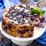 low calorie olive oil ricotta lemon blueberry cake